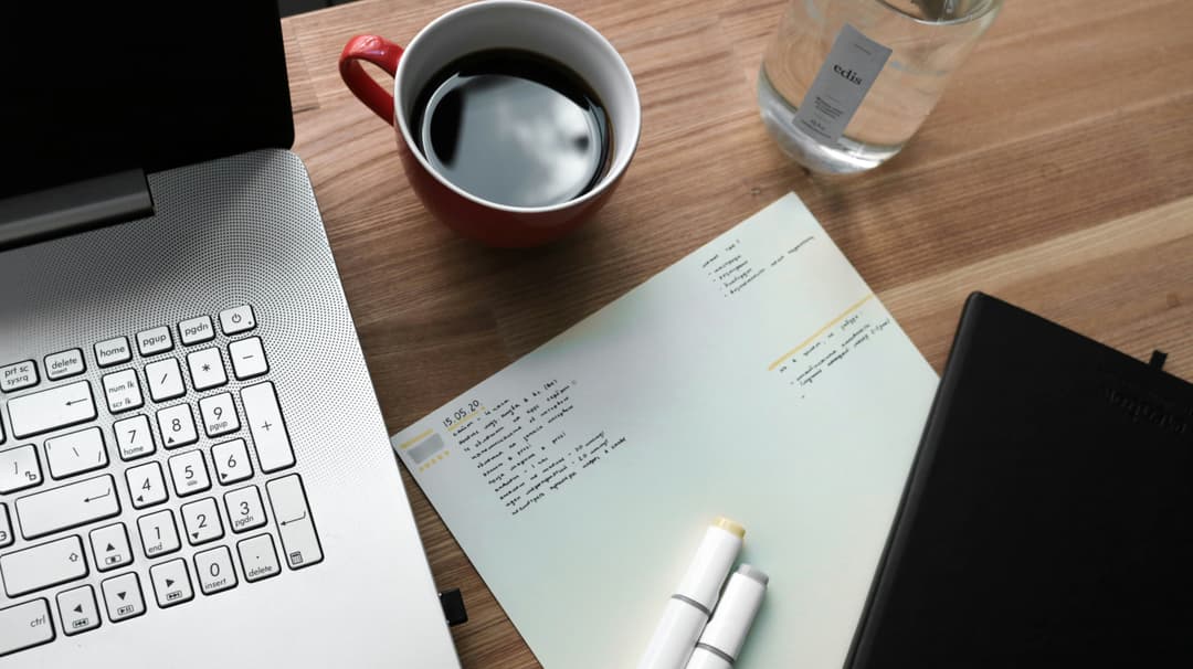 A desktop setup.